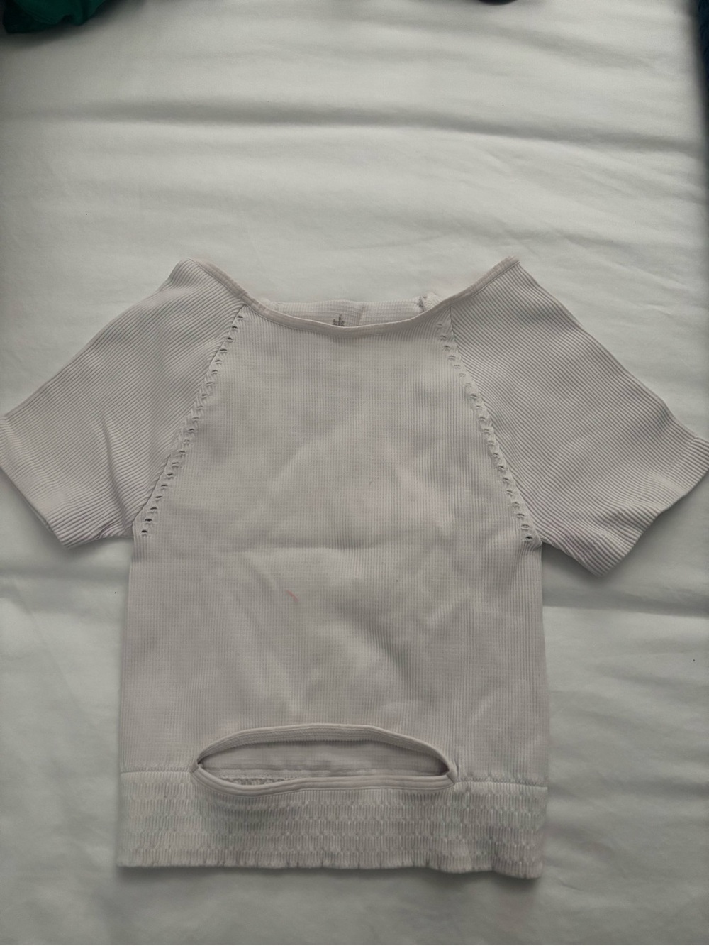 Free people ribbed cut out top